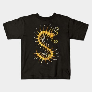 Gold Centipede Kids T-Shirt